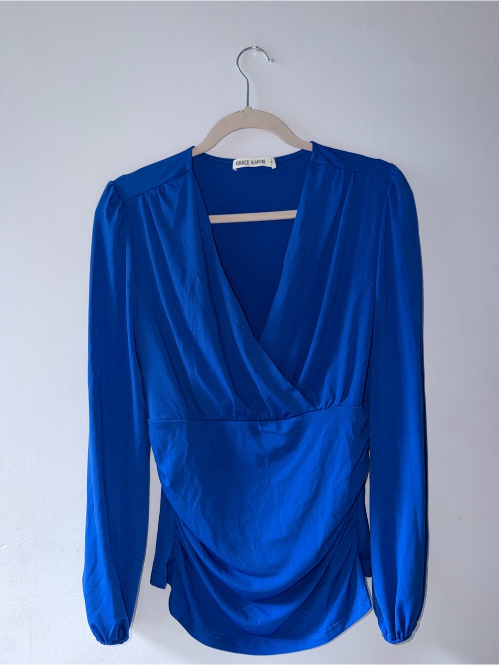 Grace Karin Cobalt Blue Top